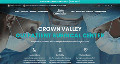 Desktop Screenshot of crownvalleysurgicalcenter.com